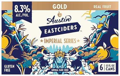 Austin Eastciders Imperial Gold Cider 6Pk Cans, 12 Fz