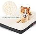 Petsure Orthopedic Dog Bed (XL, 44x32x3 inches) for Small, Medium, Large Pets Up to 100 lbs - Foam Dog Bed with Plush Sherpa Top - Washable Cover - Grey