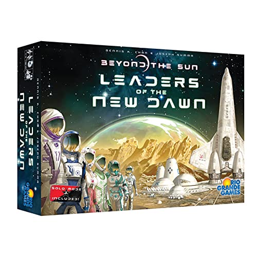 Rio Grande Games Beyond The Sun Leaders of The New Dawn - Space Civilization Board Game Expansion, 1-4 Players, Ages 14+