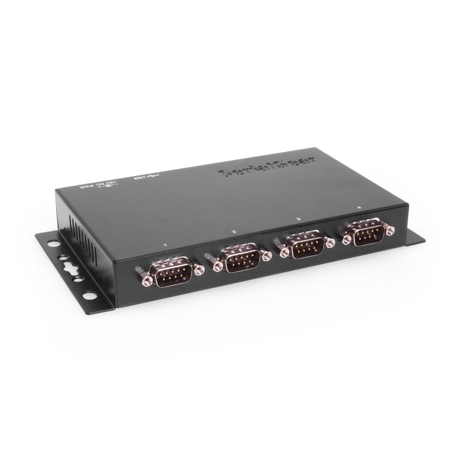 4 Port USB to RS232 Serial Adapter w/Optical Isolation, Surge Protection, 2500Vrms Isolation, Bus Powered, High Speed Serial Communication for Industrial Use