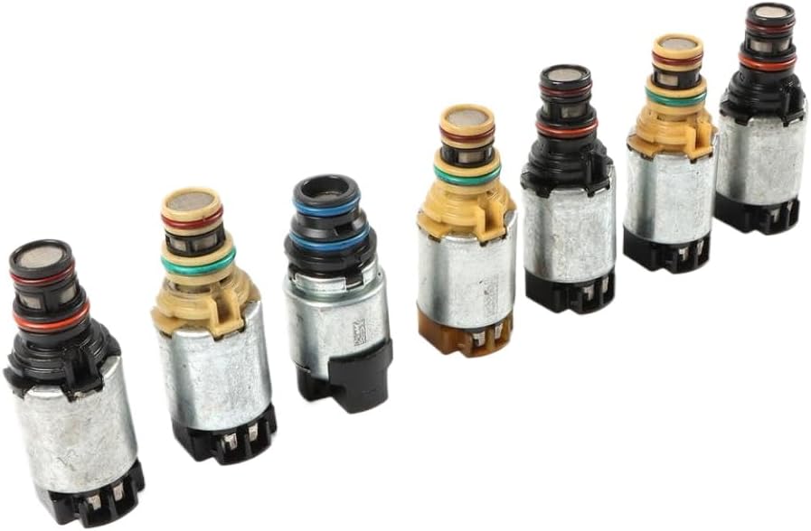 Transmission Solenoid Set 7 PCS 6T45E 6T40 Compatible With LaCrosse Car Engine Replacement Parts