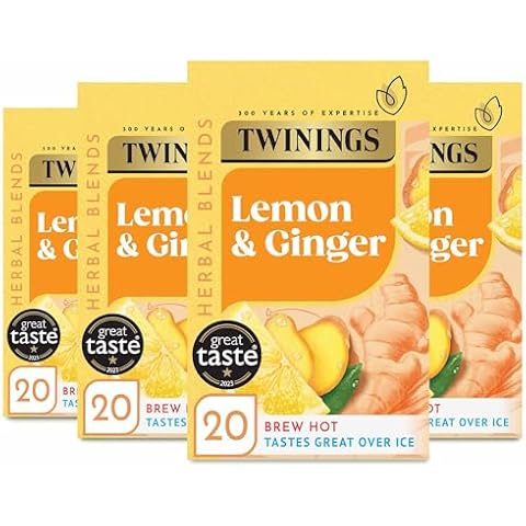 Twinings Lemon and Ginger Herbal Tea - 80 Bags Cover
