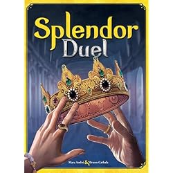 Space Cowboys Asmodee, Splendor Duel, Board Game, Ages 10+, 2 Players, 30 Minutes Playing Time