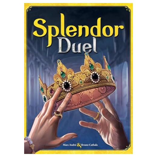 Splendor Duel Board Game - Strategy Game for Kids and Adults, Fun Family Game Night Entertainment, Ages 10+, 2 Players, 30-Minute Playtime, Made by Space Cowboys