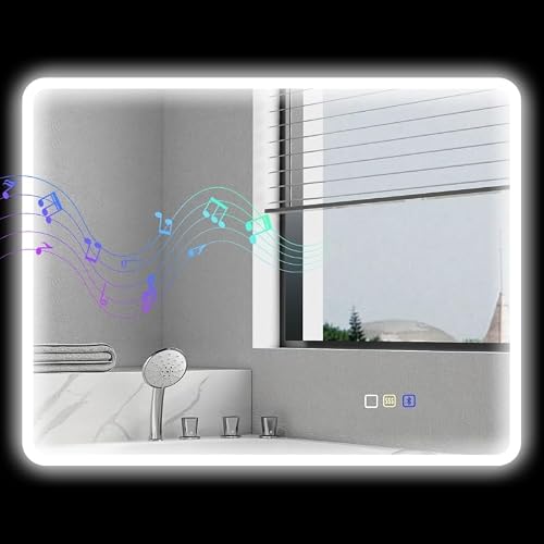 Cenbunsh Espejo de baño con Bluetooth