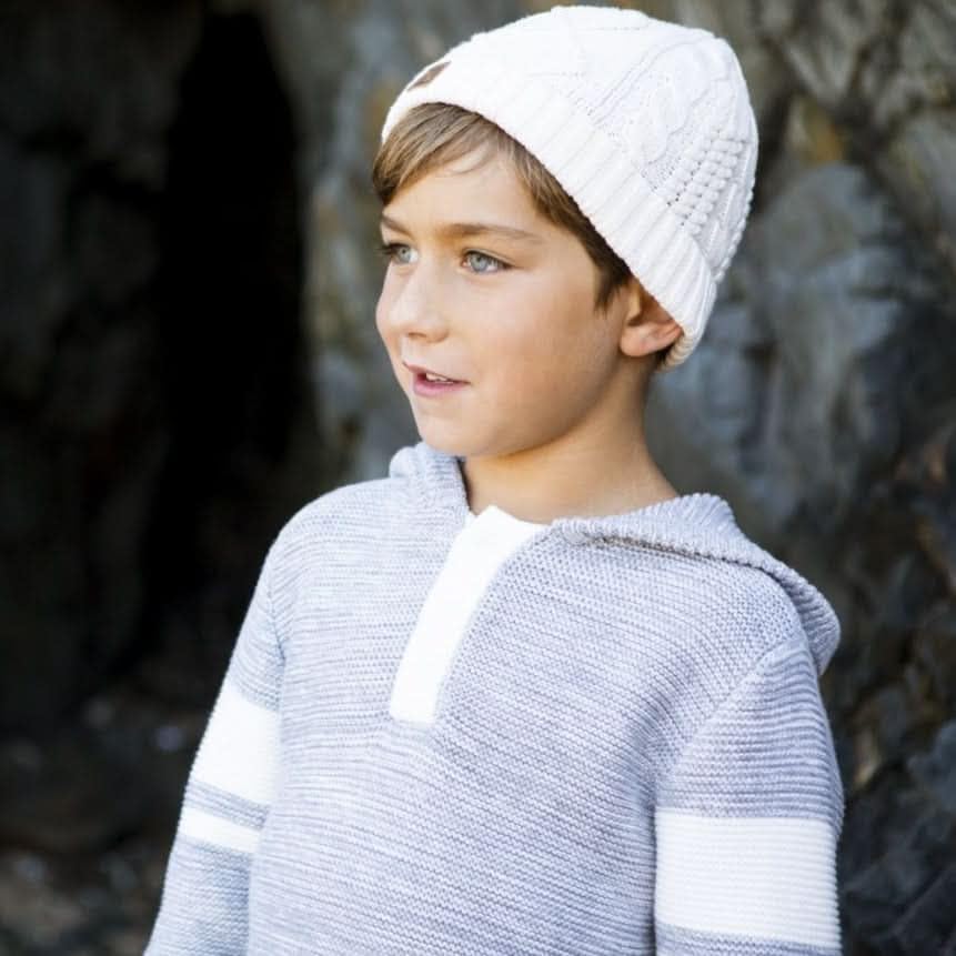 Hope & Henry Boys' Hooded Pullover Sweater3