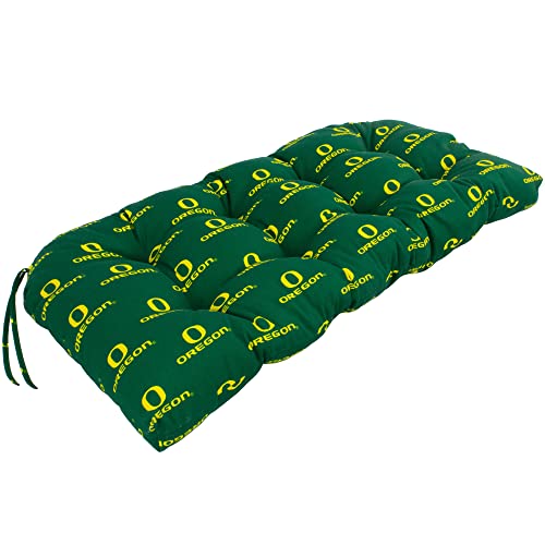 Image of College Covers Everything Comfy Oregon Ducks Indoor Outdoor Settee Loveseat Bench Cushions
