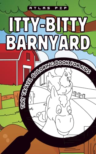 ITTY-BITTY BARNYARD Tiny Travel Coloring Book for Kids: a Fun On-the-Go Activity to Keep Little Hands Busy in Restaurants, Planes & Waiting Rooms image 2