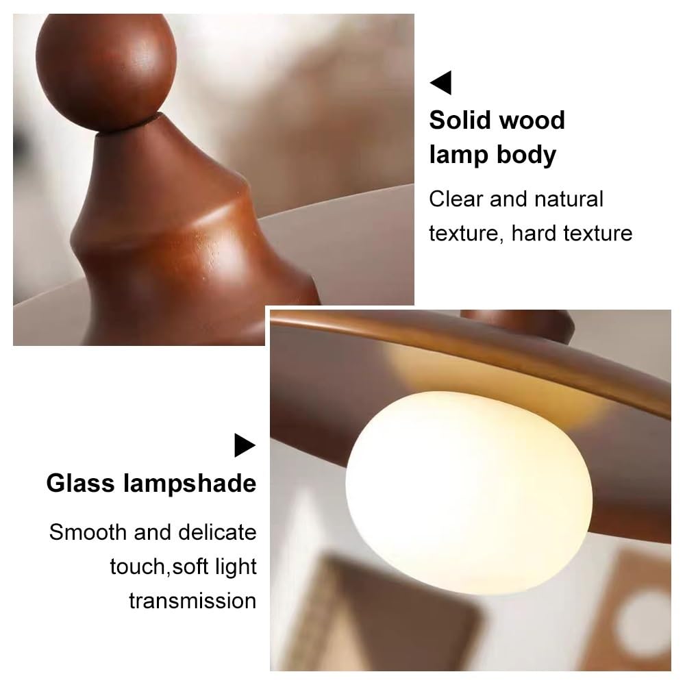 Lampada a sospensione a disco ultrasottile, lampada a sospensione Frisbee in legno, lampade a sospensione for sala da pranzo, attacco E27, lampadario dal design rotondo