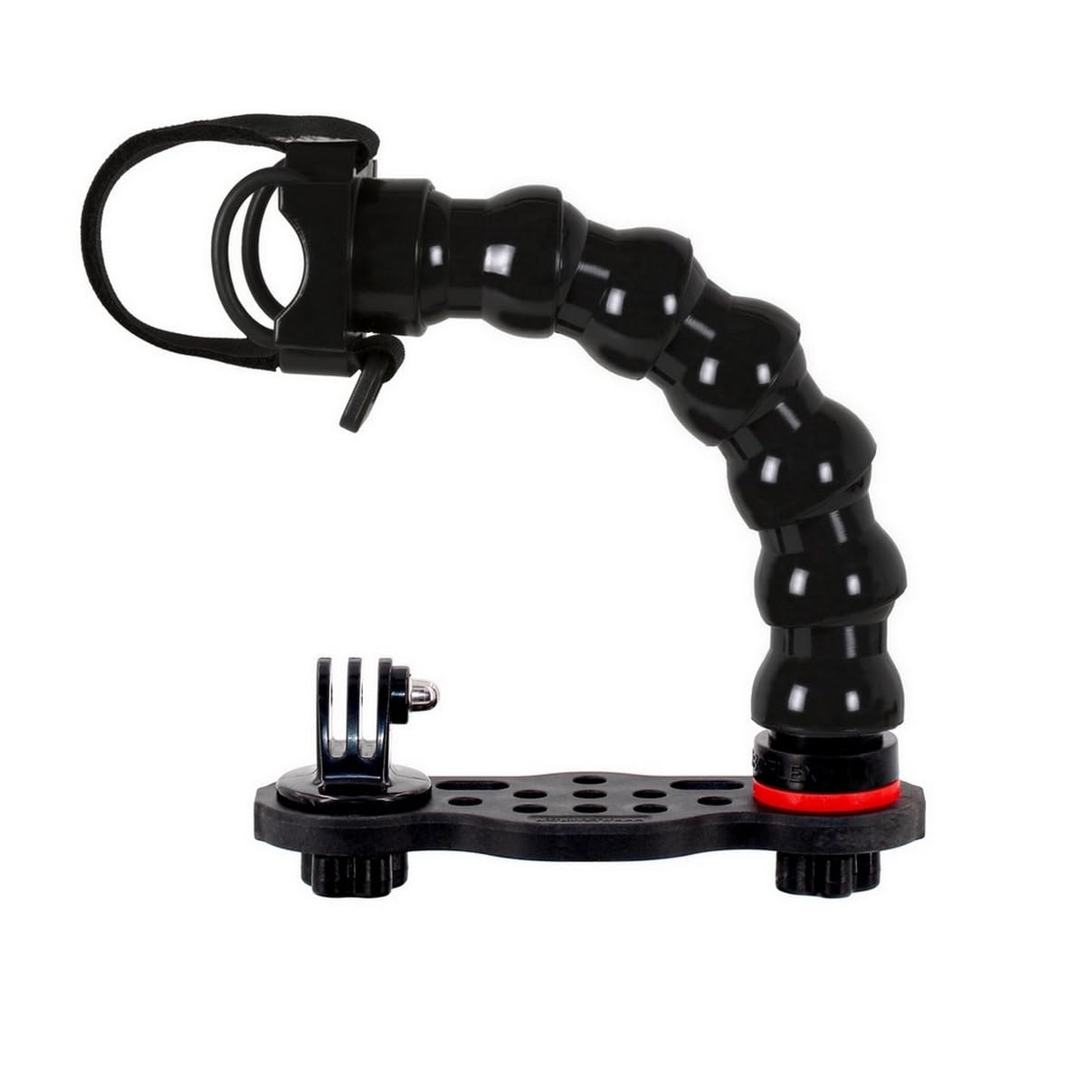 Platine Stabilisateur de Plongee sous-Marine GO-Tray avec Bras Flexible et Support Lampe pour GoPro DJI Osmo Action Autre Caméra d'action pour GoPro FLEX-ARM GOTR03