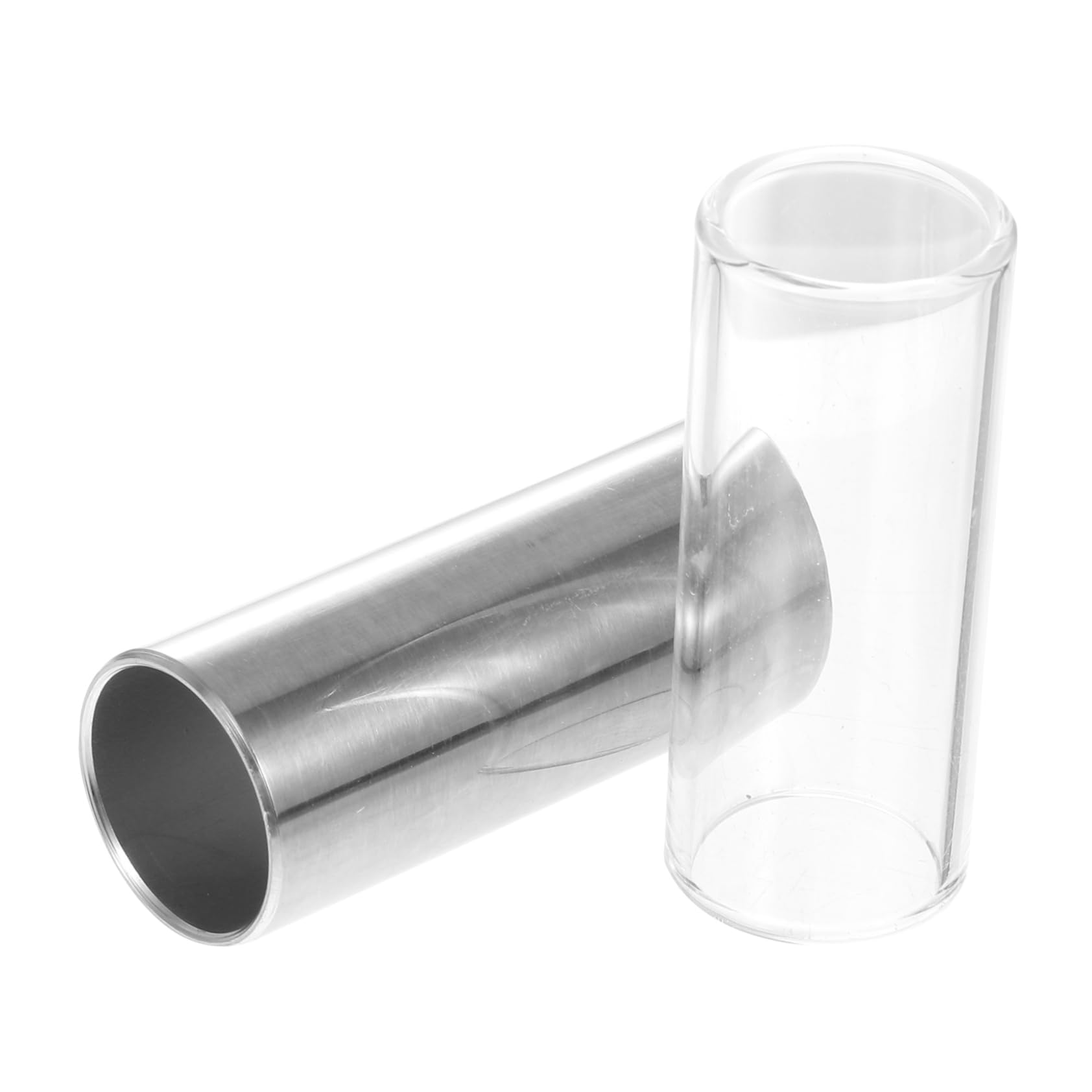 Milisten 2 Pcs Guitar Slider Solid Sliders Finger Slide Guitar Accessories Guitar Slide Stick Guitar Slide Bar Guitar Slide Guitar Clear Slide for Guitar Acoustic Sliding
