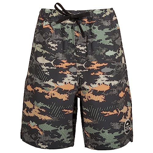 Salt Life Boys' Digital Escape Youth Classic Fit Volley Shorts