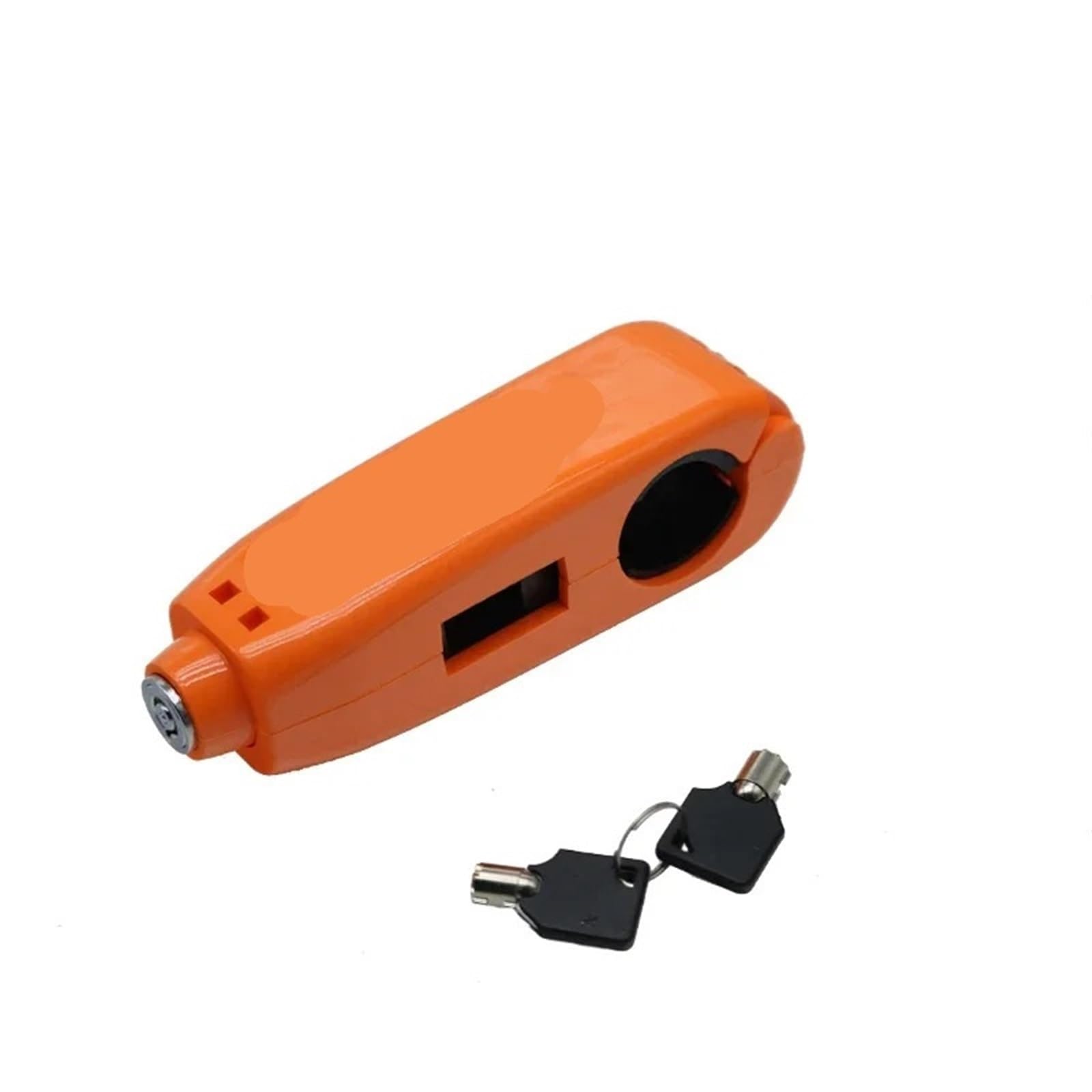 Chain Lock Universal Motorcycle Lock Scooter Handlebar Safety Brake Throttle Grip Anti Theft Protection Security Locks Motorbike Lock(Orange)