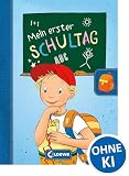Mein erster Schultag - Jungen: Eintragbuch zur Einschulung für Jungen - Erinnerungsbuch zum Schulstart - Geschenke für die Schultüte (Eintragbücher)