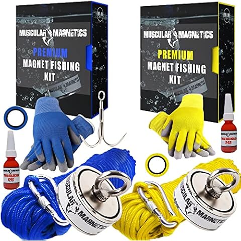 1325 lb & 1000 lb Magnet Bundles for Magnetic Fishing - Two Complete All-in-One Neodymium Magnetic Fishing Kit for Salvage & Treasure Hunting from Rivers, Lakes & Oceans Cover