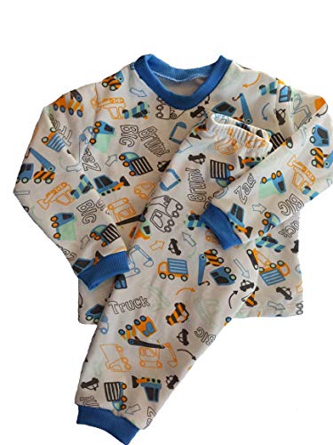 kit 2 pijamas inverno infantil menino moletinho flanelado quentinho 0 a 4 anos (0)