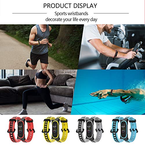 BDIG 4PCS Cinturino per Mi Band 7, Braccialetto Mi...