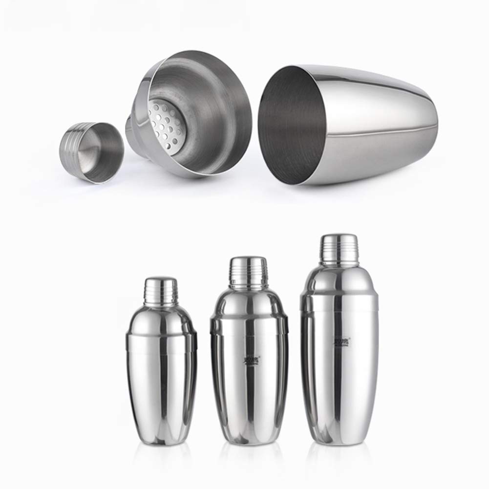 AIZYR 12 Piezas Cocktail Shaker Bar Tools con Soporte De Acero Inoxidable Kit De Barman Premium Mezclador De Coctelera para El Hogar, Bares, Fiestas Al Aire Libreies,Thicker,750ml