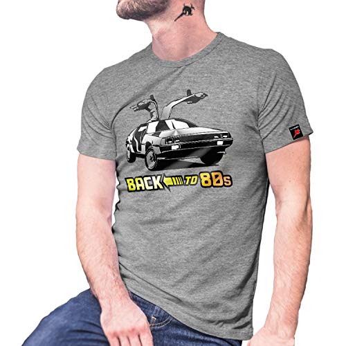 T-shirt pour enfance Back to 80's Retro Kult gris idéal pour le collège en taille S