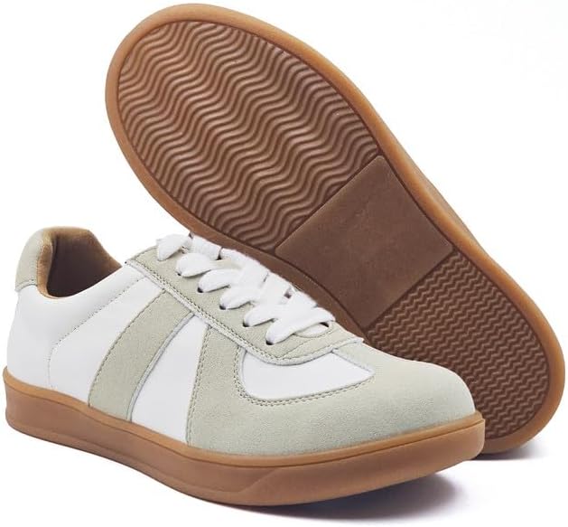 Women's Lace Up Trendy Sneaker Classic Fashion Low Top Walking Shoes - Picture 40 of 109