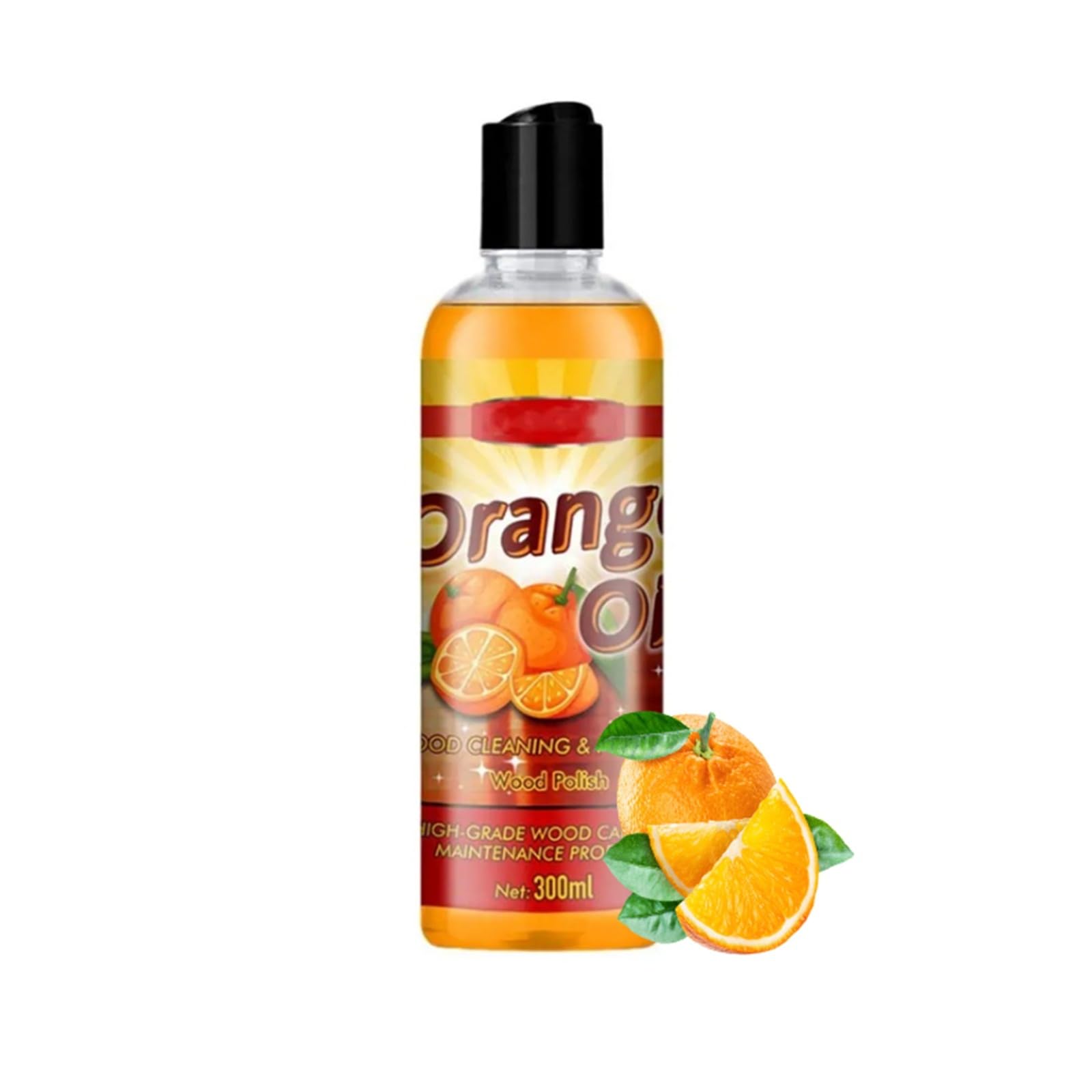 Holzbodenöl Orangenöl für Gartenmöbel 300ml Hartholz Bodenpolitur Pflege Anti-Risse Aufhellen Nachfüllöl für Zuhause Holz(3pcs)