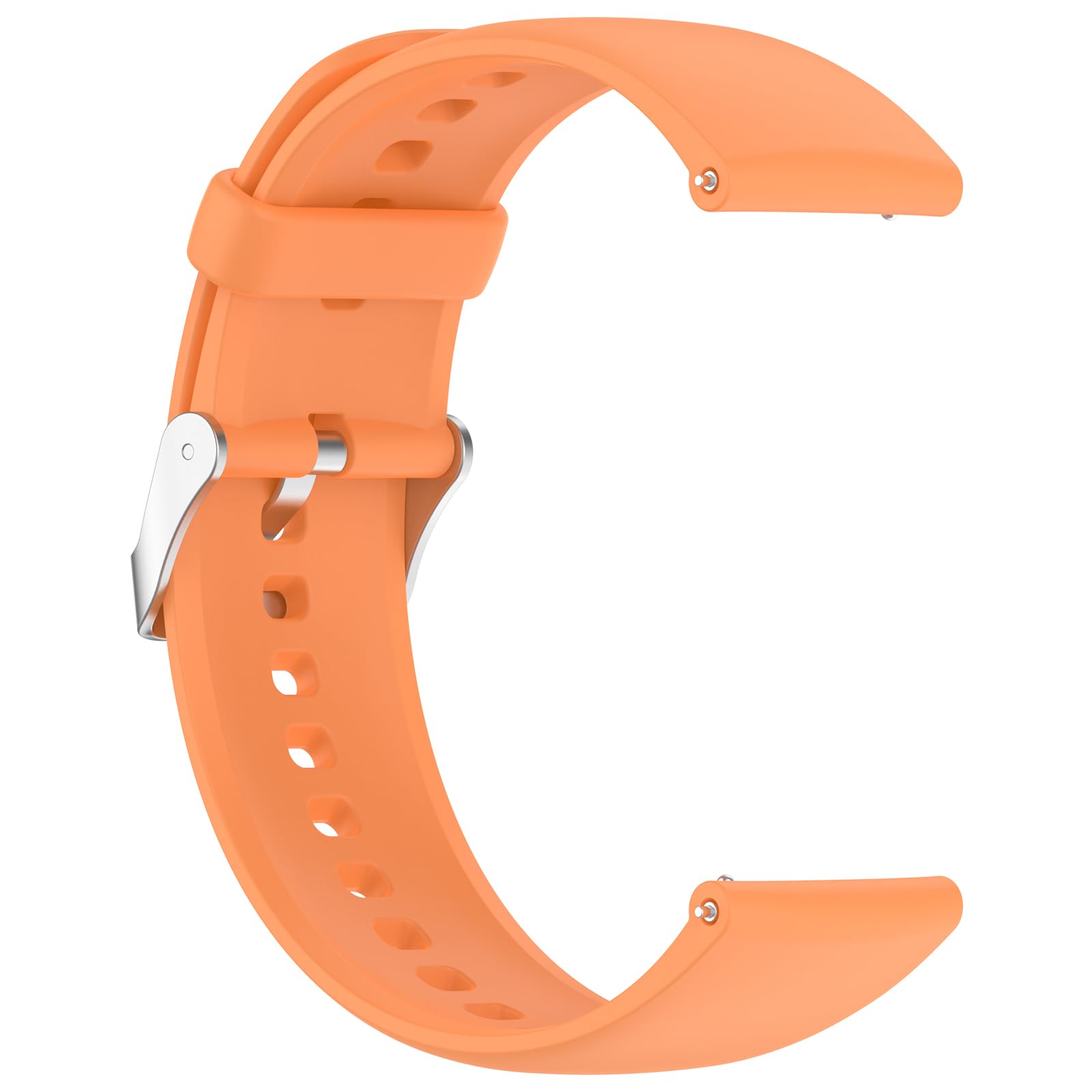 Greabuy Flexible 22mm Silicone Waterproof Sweatproof Antiscratch Belt for Watch, Unisex Wristband,