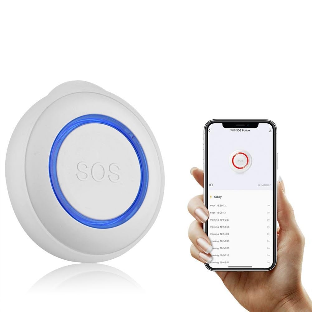 Tuya-Wifi Smart SOS Bouton d'urgence pour personnes âgées, pour Tuya Wifi Smart Button Système d'alarme sans fil convivial pour les soignants