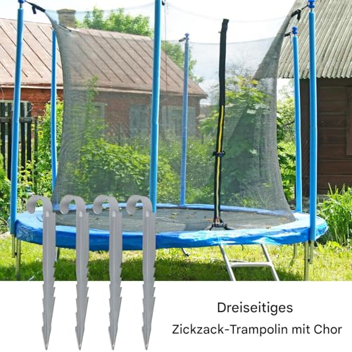 Anclaje metálico para suelo de trampolín XIAOXIAOYU estacas de protección contra viento invierno 2
