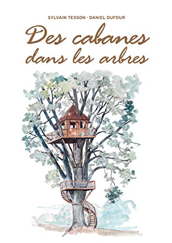 Cabanes dans les arbres en bois naturel cabane perchée extérieure