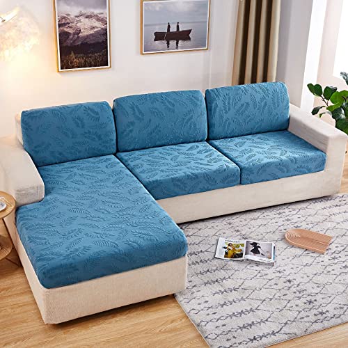 Fundas para sofá de flores Jacquard elásticas universales para protector de sofá seccional 2