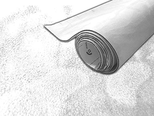 AUTOMAX izumi スエード (幅40cm) 白 幅40cm×100cm 曲面対対 糊付き 生地シート ホワイト