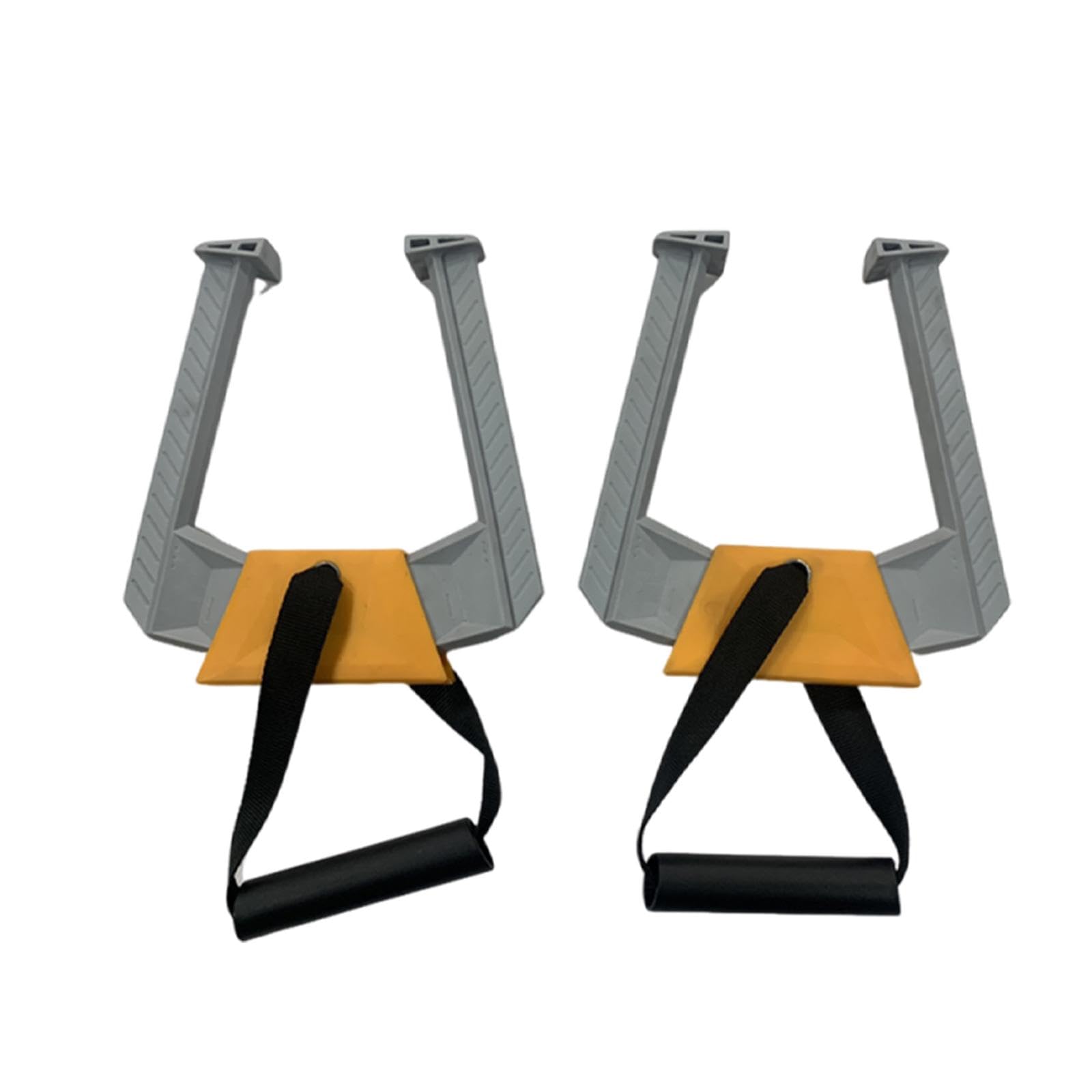 2 Pieces Portable Pull up Bar for Doorway Professional Anti Slip Strength Training Equipment Bar Handles for Hotel