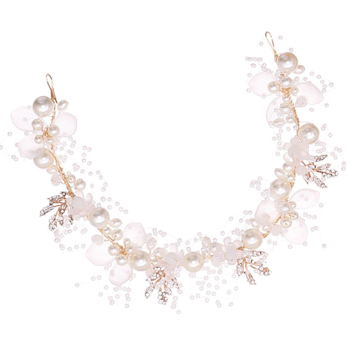 3 Piezas Banda De Pelo Nupcial Elegante Diadema De Tocado De Novia Cuentas De Diamantes De Imitación Para El Cabello Abalorios Mostacillas Niño Boda Cristal