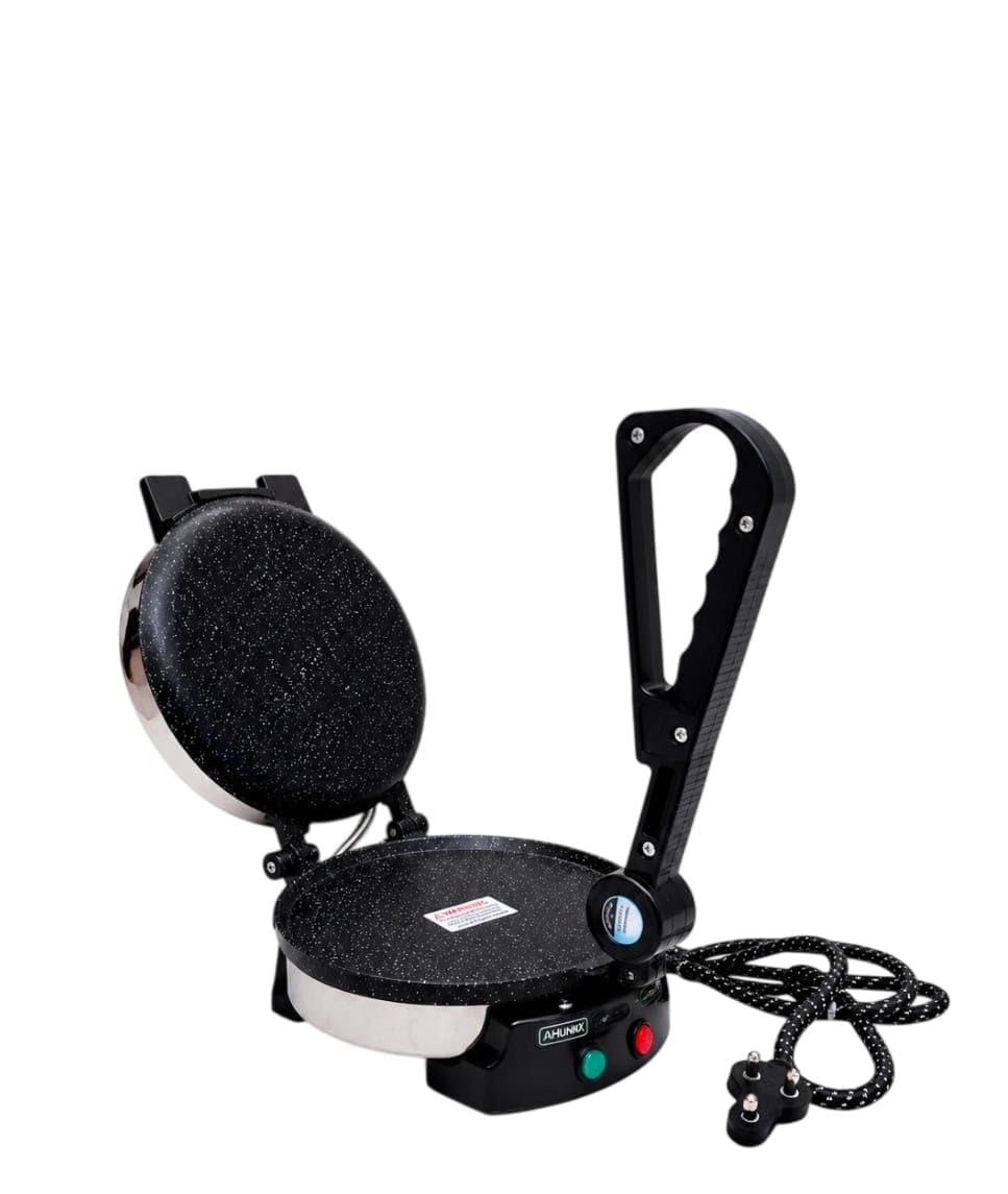 roti maker, multi maker and khakra maker, non-stick electric flatbread maker with temperature control, ahmm-01