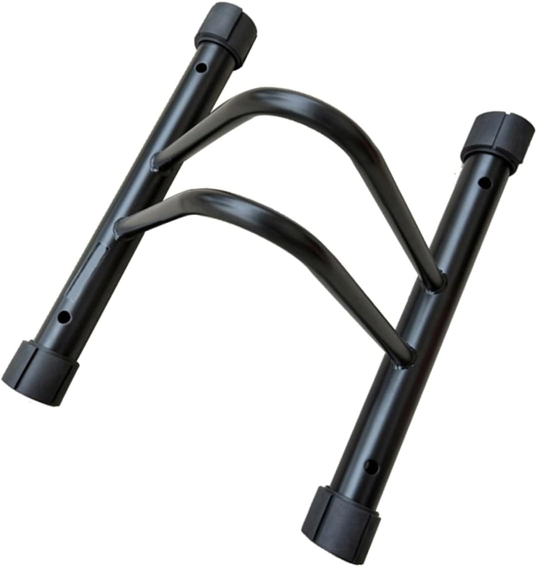 KOMBIUDA Black Floor Bike Storage Rack Durable Stand for Use Space Saving Parking for Mountain Road and Folding Bikes Resistant Design