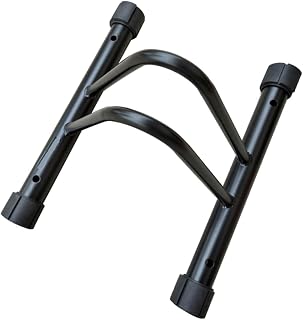 KOMBIUDA Black Floor Bike Storage Rack Durable Stand for Use Space Saving Parking for Mountain Road and Folding Bikes Resistant Design