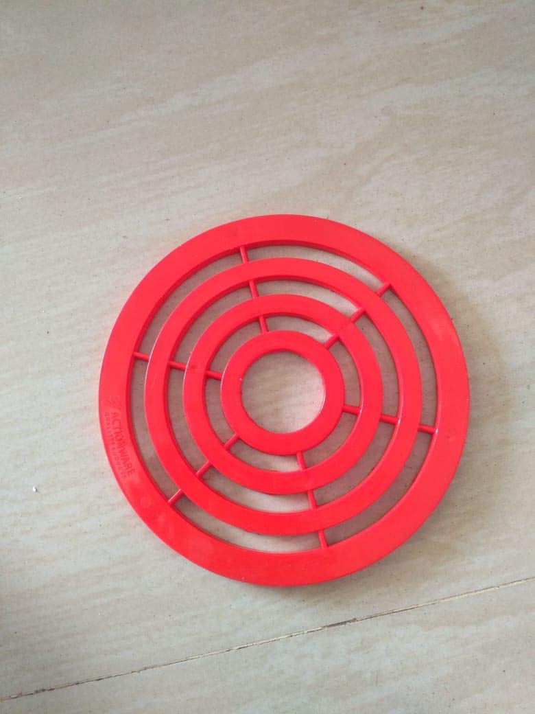 sygnius Plastic Anti Slip Coasters Mats and Dining Table Heat Resistant Pads Pack of -6 Pieces Color May be Vary 1