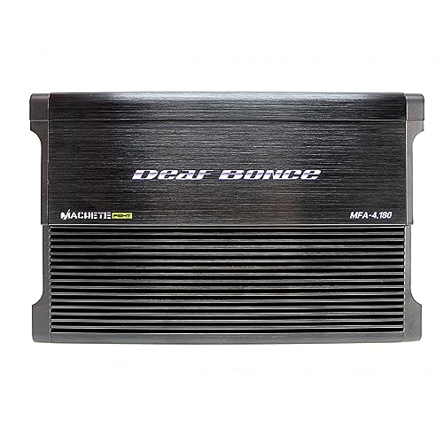 Deaf Bonce Machete Fight Amplifier 4-CH 1080W RMS Class D 4-Ohm/MFA-4.180