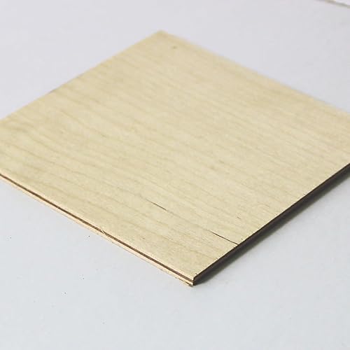 Paneles de madera contrachapada de abedul báltico de 18"  3mm para corte y grabado láser (24" x 24")