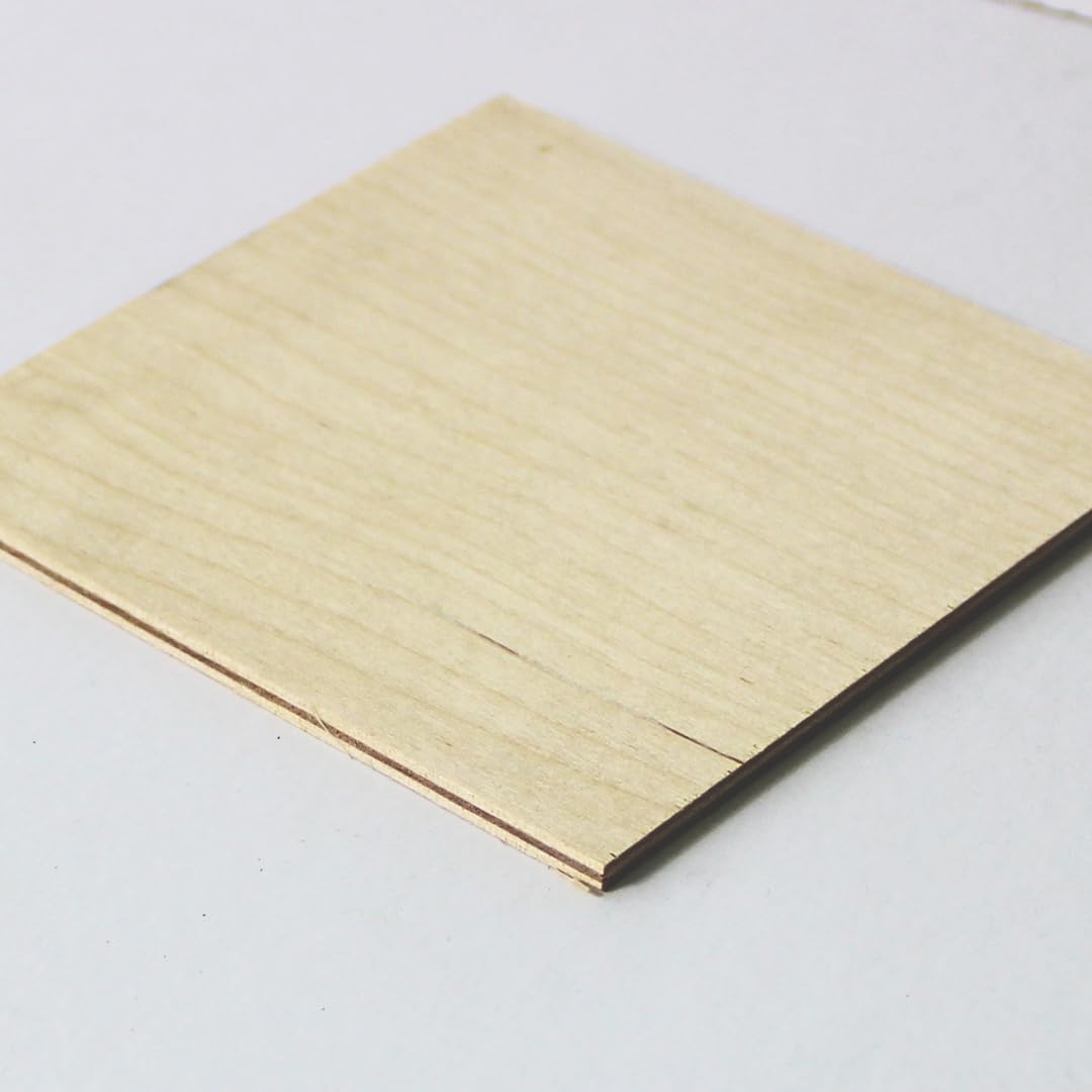 1/8" / 3mm Baltic Birch Plywood Panels for Laser Cutting and Engraving (20" x 30")