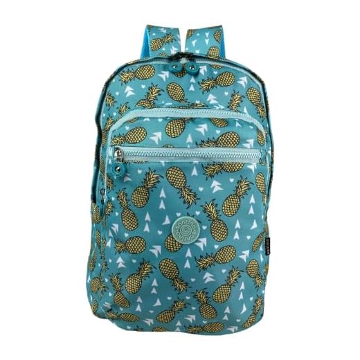 Mochila Juvenil Casual, Escolar, Passeio, Viagem Tulsa Poliéster Santino SAM115U (Verde)