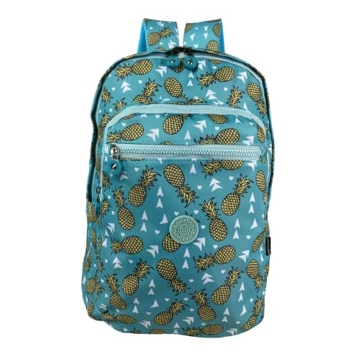 Mochila Juvenil Casual, Escolar, Passeio, Viagem Tulsa Poliéster Santino SAM115U (Verde)