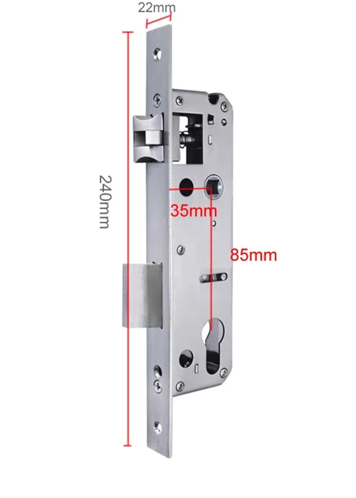 304 Stainless Steel Door Lock for Smart Fingerprint Hanlde Lock Special Size Lift 1Pcs(85x35)