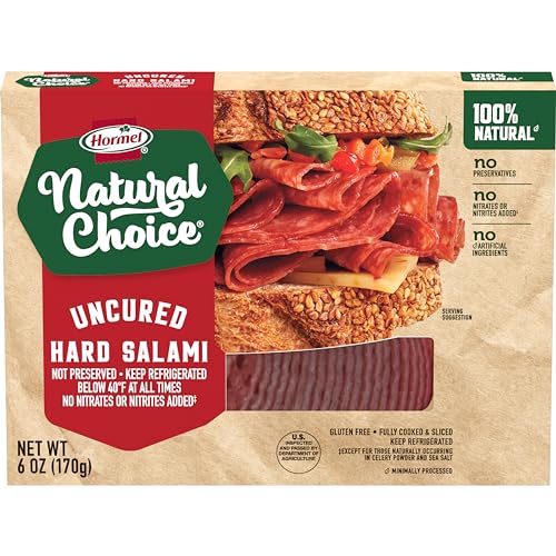 Hormel Natural Choice Uncured Hard Salami cover