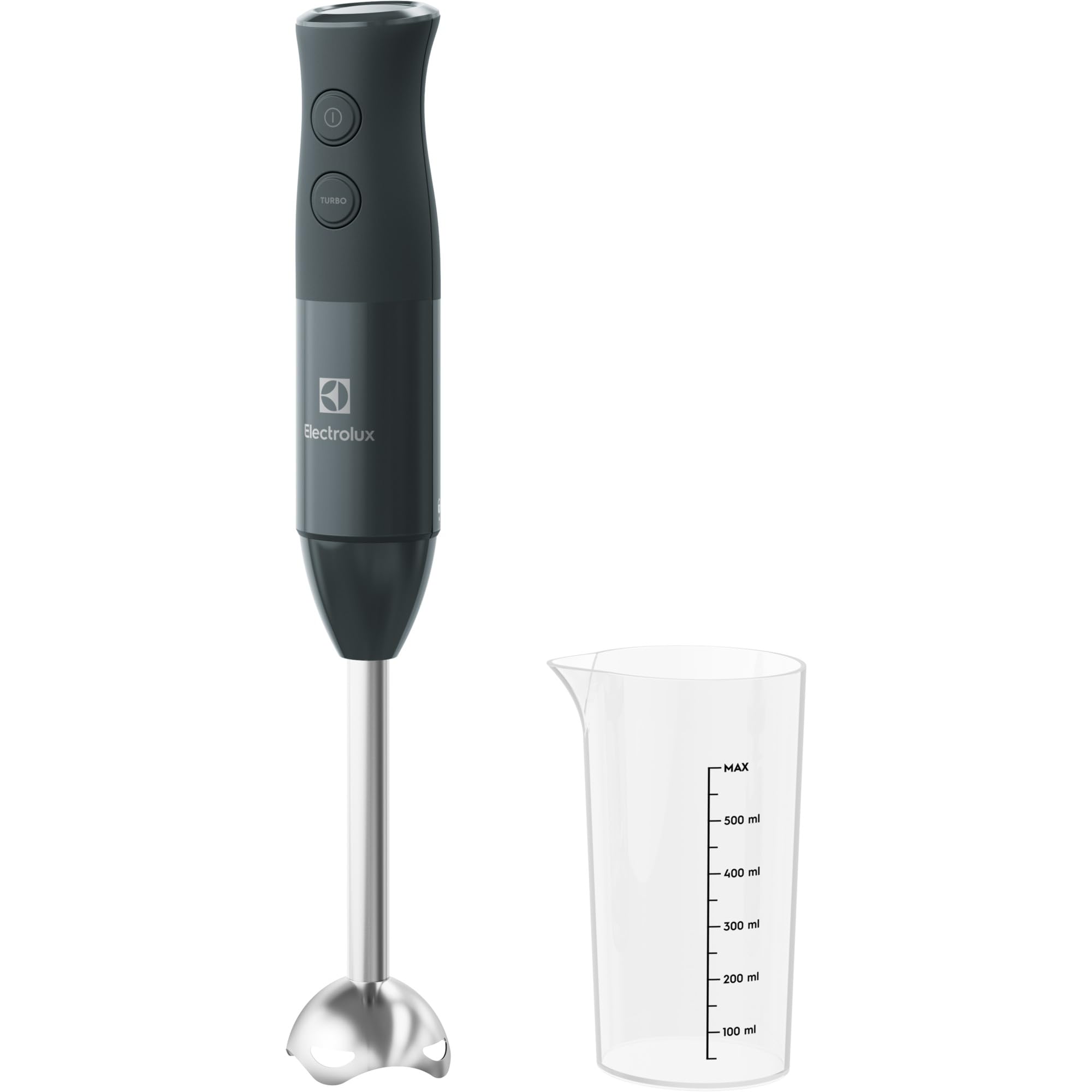 Electrolux E3HB1-4GG – Frullatore a Immersione Create 3 con Tecnologia TruFlow | Motore 400 W | Bicchiere 600 ml | Piede in Plastica Nero | Miscelazione Veloce e Precisa