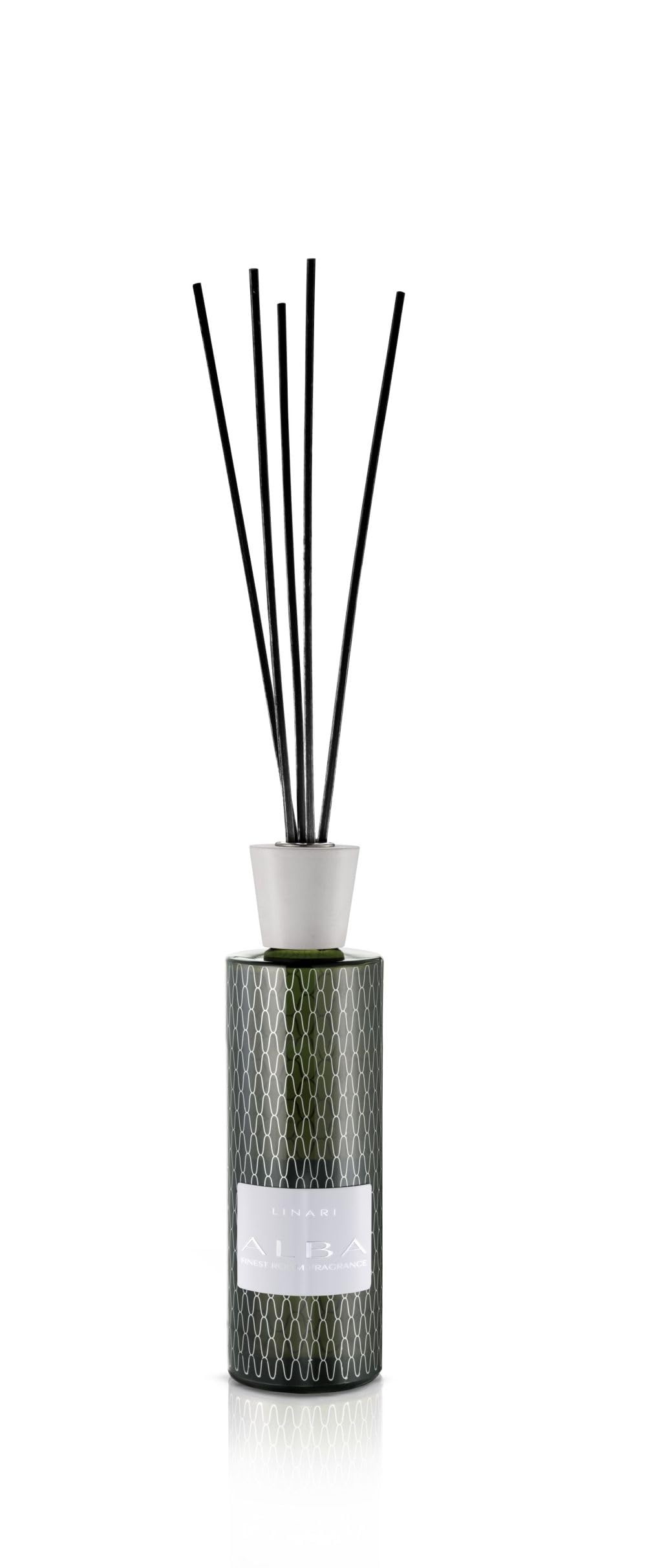 LINARI Alba Reed Diffuser 500ml - Luxus-Raumduft bis 6 Monate haltbar | Von Top-Parfümeuren designt: Fruchtig-pudrig mit Mandarine, Mango & Rosenblätter. Edler Flakon, nachhaltig nachfüllbar.