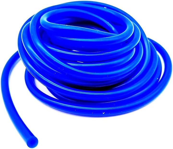 Autos Car 4mm Blue Silicone Vacuum Tube Hose Pipe Silicon Tubing 16.4ft 5 Meters