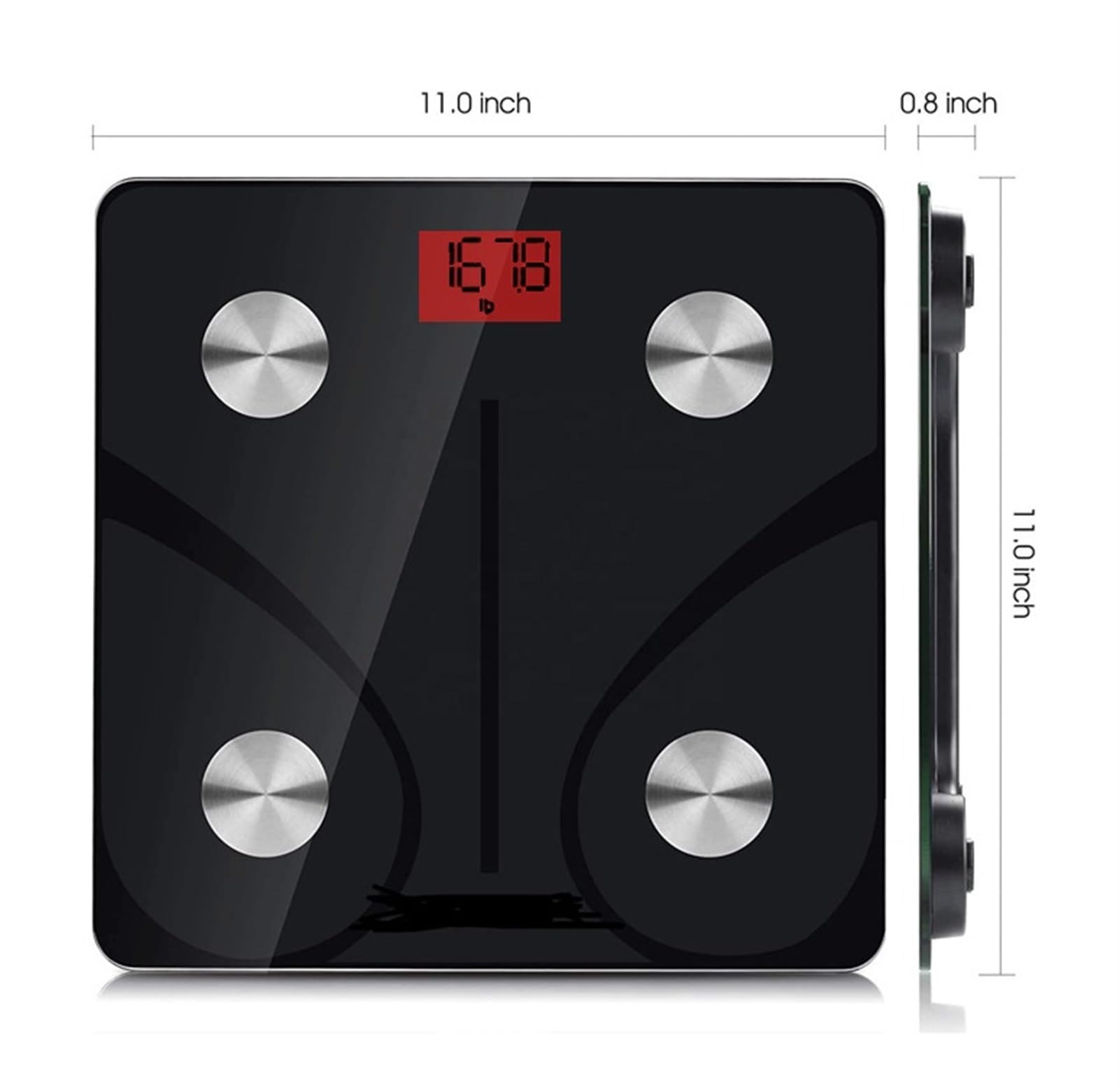 Body Fat Scale, Waga Do Pomiaru Tkanki Tłuszczowej Cyfrowa Waga Łazienkowa Do Użytku Domowego Body Weight Bathroom Scales