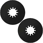 TonGass (2 Pack, Black) 5th Wheel Hitch Lube Plate 10in RV Camper Trailer Fifth Wheel Plate Wheel Accessories for 5th Wheel Trailer Safety Kit
