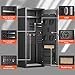 Superday 10-12 Rifle Safe, Gun Safes for Home Rifles and Pistols, Large Unassembled Gun Safe Rifle with 2 Removeable Shelves, Gun Cabinet with 7 Pistol Pocket